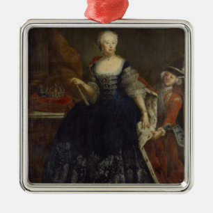 Elisabeth Christine von Braunschweig as Queen Metal Tree Decoration