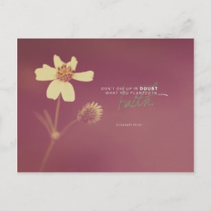 Elisabeth Elliot - Planted in Faith Postcard