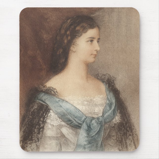 Elisabeth of Bavaria - Empress Sisi - Hapsburgs Mouse Pad (Front)