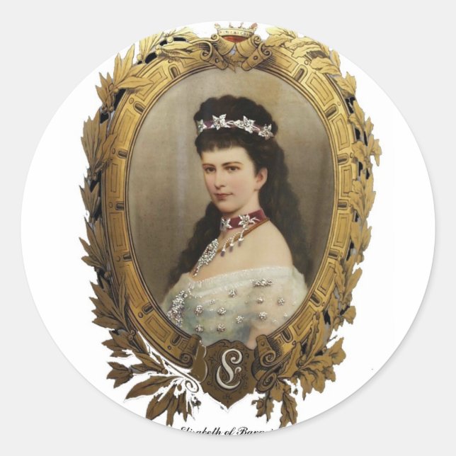 Elisabeth of Bavaria Sticker (Front)