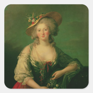 Elisabeth of France  called Madame Elizabeth Square Sticker