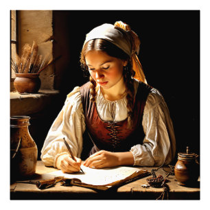 “Elisabeth”, “The Young Scholar” Photo Print