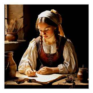 “Elisabeth”, “The Young Scholar” Poster