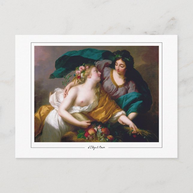Élisabeth Vigée Le Brun #223 - Fine Art Postcard (Front)