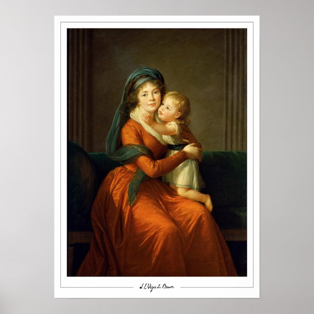 Élisabeth Vigée Le Brun Zedign Art Poster #10 (Front)
