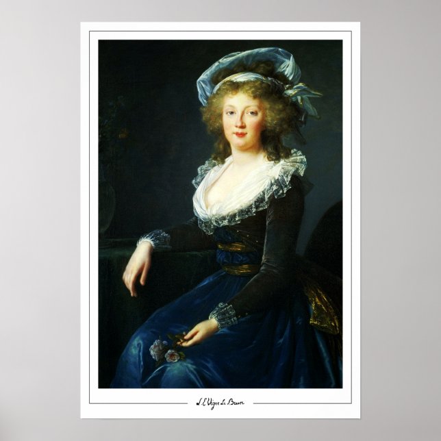 Élisabeth Vigée Le Brun Zedign Art Poster #147 (Front)