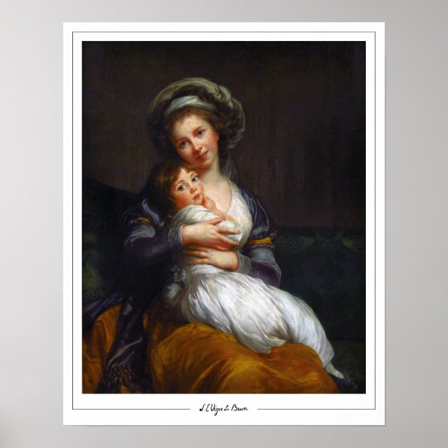 Élisabeth Vigée Le Brun Zedign Art Poster #19 (Front)