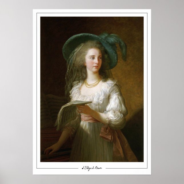 Élisabeth Vigée Le Brun Zedign Art Poster #203 (Front)