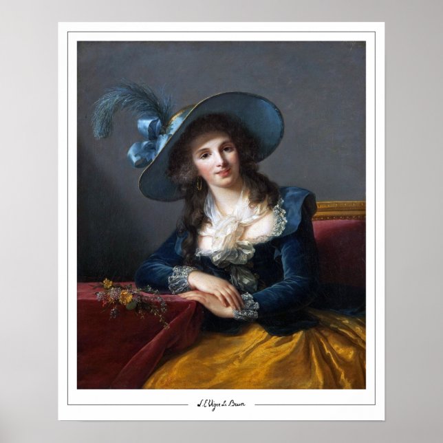 Élisabeth Vigée Le Brun Zedign Art Poster #241 (Front)