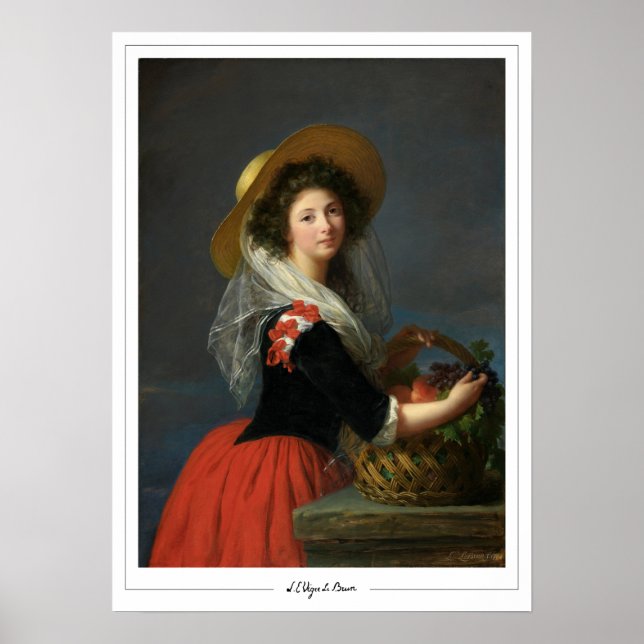 Élisabeth Vigée Le Brun Zedign Art Poster #5 (Front)
