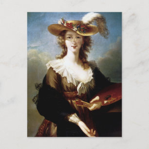 Elisabeth Vigee-Lebrun Self Portrait Postcard