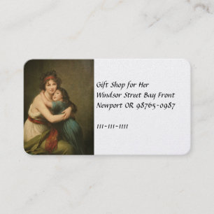 Elisabeth with Her Daughter 1780-1819 Business Card