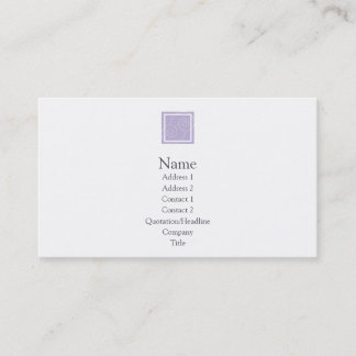 Elise - Purple Business Card
