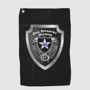 Elite 2nd Infantry Division Indianhead Division Golf Towel