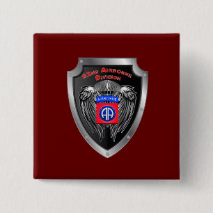 Elite 82nd Airborne Division 15 Cm Square Badge