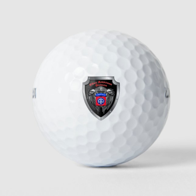 Elite 82nd Airborne Division Golf Balls (Front)