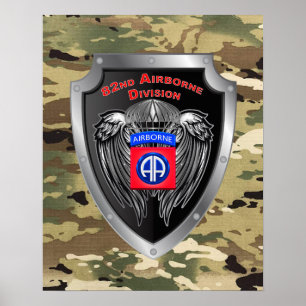 Elite 82nd Airborne Division Poster