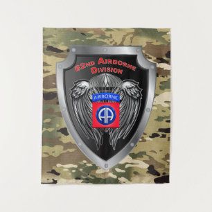 Elite 82nd Airborne Division Tapestry
