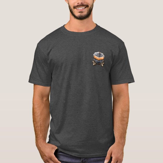 Elite Badge | Minimal Gaming Emblem Tee (Front)