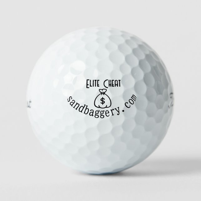 Elite Cheat ProVs Golf Balls (Front)
