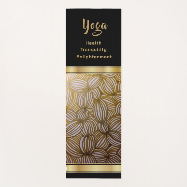 Elite Gold  - Yoga Mat (Front)
