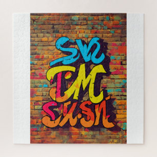 Elite Graffiti Drip – Limited Edition Art Tee Jigsaw Puzzle
