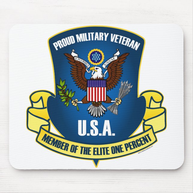 Elite One Percent (Blue) Mouse Pad (Front)