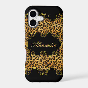Elite Regal Leopard Gold Black animal print 2