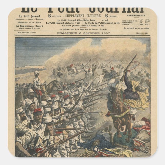 Elite troops of French army, French Foreign Square Sticker (Front)