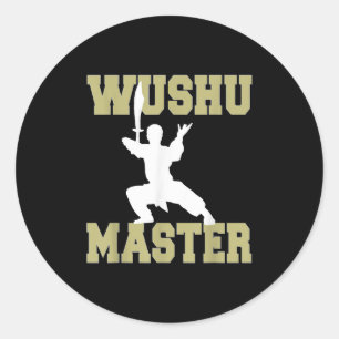 Elite Warrior Mastery In Traditional Wushu Wean Se Classic Round Sticker