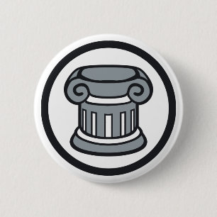 Elitism 6 Cm Round Badge