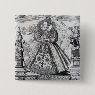 Eliza Triumphans, 1589 15 Cm Square Badge