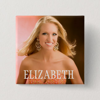 ELIZABETH 15 CM SQUARE BADGE