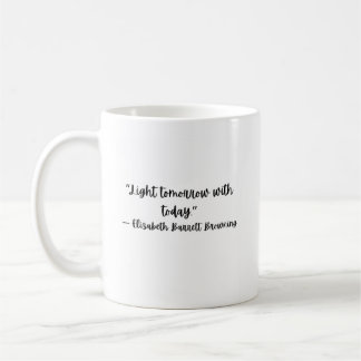 Elizabeth Barrett Browning Inspirational Mug