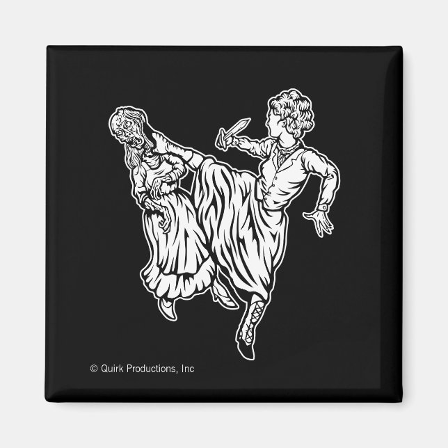 Elizabeth Bennett Kicks Ass Magnet (Front)