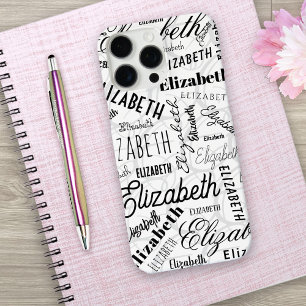 Elizabeth Black White  iPhone 16 Pro Max Case