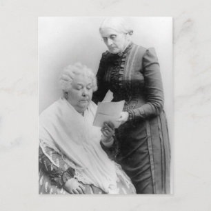 Elizabeth Cady Stanton and Susan B. Anthony Postcard