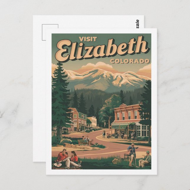 Elizabeth Colorado USA Famous Travel Place Postcard (Front/Back)