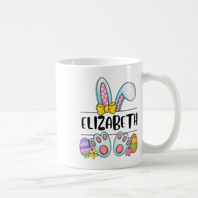 Elizabeth Easter Bunny  Coffee Mug (Right)