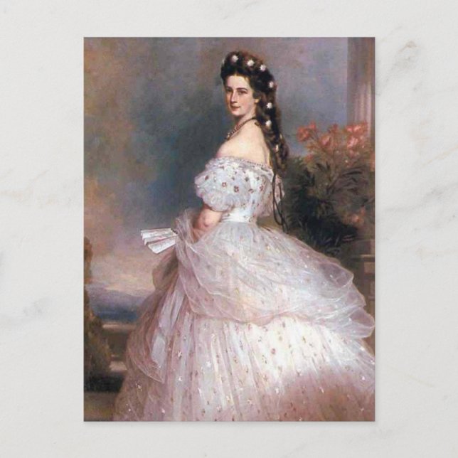 Elizabeth , Empress of Austria, 1865 Postcard (Front)