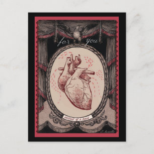 Elizabeth Haidle's My Heart: For You Postcard