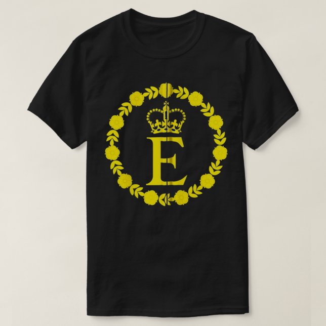Elizabeth II Flag Queen British Crown Platinum Ann T-Shirt (Design Front)
