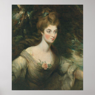 Elizabeth, Lady Croft - John Constable Portrait Poster