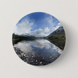 Elizabeth Lake - Glacier National Park 6 Cm Round Badge