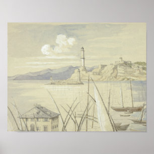 Elizabeth Murray - Genoa from the Croce di Malta Poster