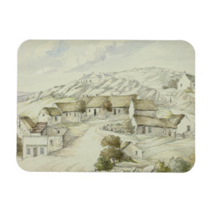 Elizabeth Murray - Kilkenny Village from the Rocks Magnet