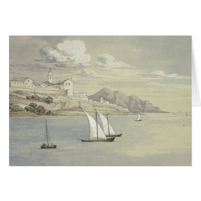 Elizabeth Murray - Portofino from the Sea, Genoa (Front Horizontal)