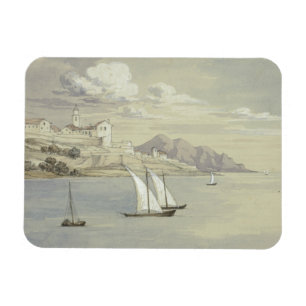 Elizabeth Murray - Portofino from the Sea, Genoa Magnet
