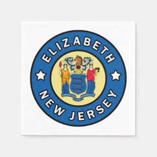 Elizabeth New Jersey Napkin
