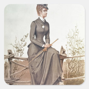 Elizabeth of Bavaria Square Sticker